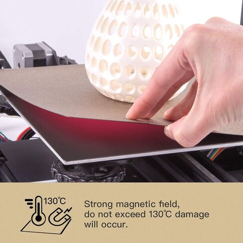 PEI Sheet PEI Spring Steel 235x235 and Magnetic Build Plate with Adhesive PEI Bed for Ender-3 Pro/Neo, Ender-3 V2/Neo，Ender-3/Neo 3D Printers in Saudi Arabia
