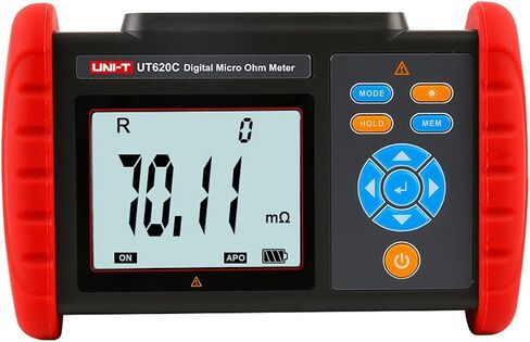 UNI-T UT620C Digital DC Low Resistance Meter Micro Ohm Meter Cable Wire/Coil/Motor Resistance Tester in Saudi Arabia