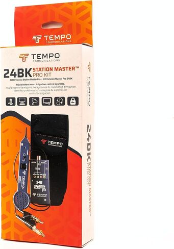 TEMPO Station Master Pro Irrigation System Tester | Activate Solenoids, Chatter Solenoids, Send Tone, Locate Valve Boxes (Pro Grade Model) (24BK) in Saudi Arabia