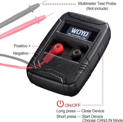 PL007 CAN محلل الحافلة لأداة تشخيص السيارات، التعرف التلقائي على CAN-H وCAN-L، نطاق CAN 100-1000 كيلوبت في الثانية، تحليل LIN لاختبار الأسلاك، نطاق LIN 2400-19200 كيلوبت في الثانية in Kuwait