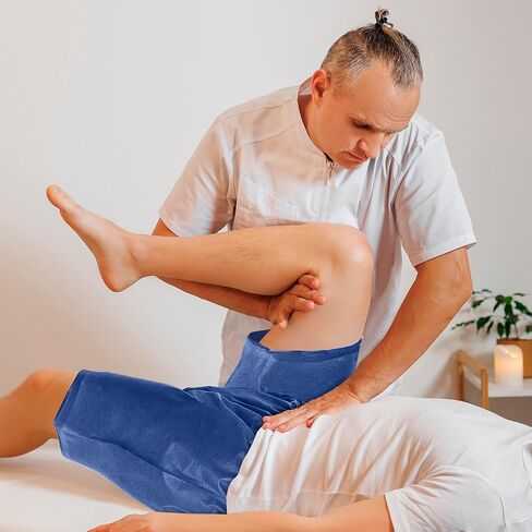 AMZ Medical Supply شورت بوكسر للاستعمال مرة واحدة، بدون مقاس. مجموعة من 1 شورت طبي أسود للاستعمال مرة واحدة بخصر مطاطي، بدون جيوب. شورت فحص طبي قابل للتنفس PP للتدليك والمستشفى in Kuwait