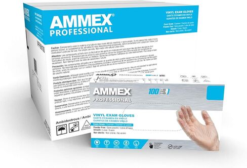 AMMEX Clear Vinyl Medical Gloves in Saudi Arabia