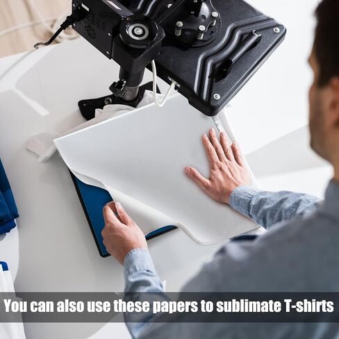 Sublimation White Butcher Paper Disposable Butcher Paper Sheets Square Meat Sheet Precut Butcher Paper No Wax Butcher Paper for Heat Press, Wrapping Meat, Art Project (50 Pieces, 12 x 12 Inches) in Saudi Arabia
