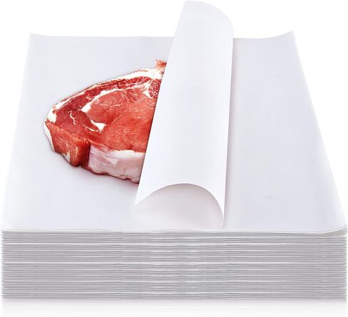 Sublimation White Butcher Paper Disposable Butcher Paper Sheets Square Meat Sheet Precut Butcher Paper No Wax Butcher Paper for Heat Press, Wrapping Meat, Art Project (50 Pieces, 12 x 12 Inches) in Saudi Arabia