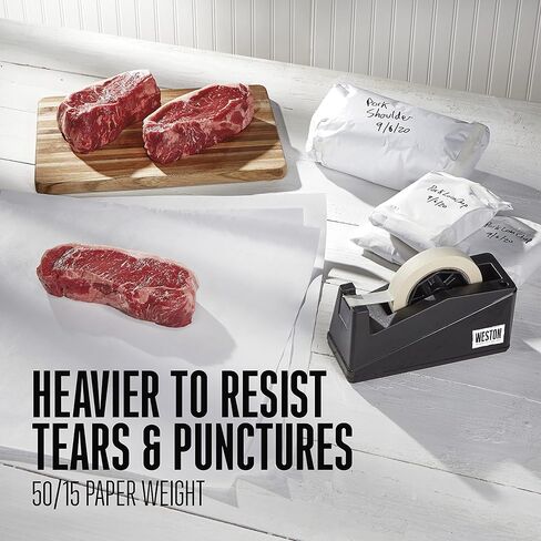 Weston Heavy Duty Freezer Paper Refill Roll, 18-Inch-by-300-Feet (83-4010-W),White in Kuwait