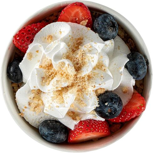 Restaurantware - Coppetta 5 Ounce Dessert Cups, 50 Disposable Ice Cream Cups - Lids Sold Separately, Sturdy, Frenchie Paper FroYo Bowls, For Hot And Cold Foods, Perfect For Gelato Or Mousse in Saudi Arabia