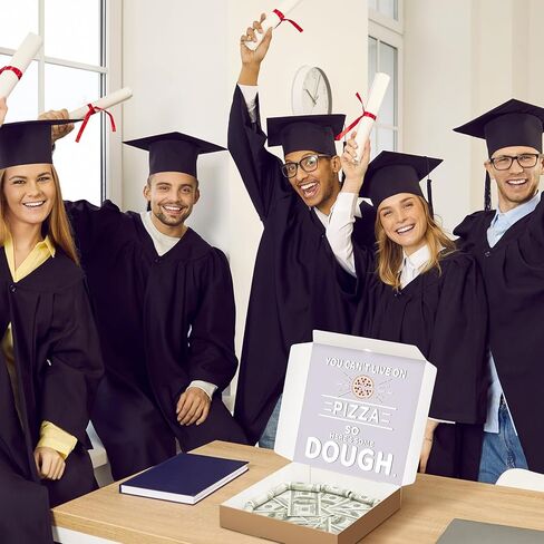 2 جهاز كمبيوتر شخصى صندوق المال للنقود هدية التخرج غراد صناديق بيتزا من الورق المقوى 10 × 10 بوصة مضحك هدية المال حامل صندوق بطاقة التخرج حاويات تناول الطعام في الخارج لبيتزا حفلة فئة 2024 النقدية DIY حامل المال in Kuwait