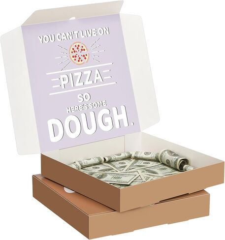 2 جهاز كمبيوتر شخصى صندوق المال للنقود هدية التخرج غراد صناديق بيتزا من الورق المقوى 10 × 10 بوصة مضحك هدية المال حامل صندوق بطاقة التخرج حاويات تناول الطعام في الخارج لبيتزا حفلة فئة 2024 النقدية DIY حامل المال in Kuwait