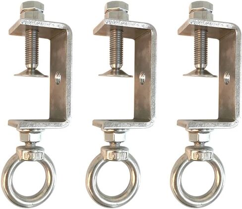 خطاف مشبك C مقاس 2 بوصة من الفولاذ المقاوم للصدأ؛ خطافات مشبك أنابيب للتعليق؛ مشبك معدني؛ شماعة مشبك شعاع؛ حلقة رفع شعاع الألومنيوم؛ حلقة رفع شعاع الألومنيوم. العرض القابل للقفل هو 1.33 بوصة ~ 2 بوصة (3 عبوات) in Kuwait