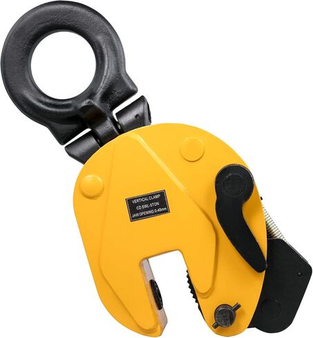 مشبك رفع VEVOR 11000 رطل/5T، مشبك لوحة عمودي لحمل العمل 0-1.2 بوصة/30 مم فتحة الفك، مشبك لوح فولاذي صناعي مشبك رفع معدني لوحة مشبك رفع معدات الرفع in Kuwait