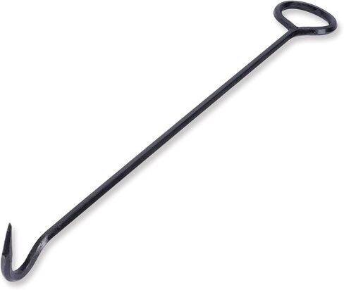 أداة ربط فتحة التفتيش الأصلية من Lesolar Tools، خطاف فردي مقاس 36 بوصة، رافع غطاء فتحة التفتيش، أغطية فتحات الرفع وغطاء تصريف العاصفة، خطاف أدوات فولاذي صلب للتحرك in Kuwait