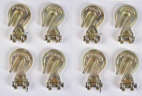 خطاف إمساك Clevis، سعة عمل 3500 رطل، متوافق مع سلسلة السحب 1/4 بوصة، درجة 70، خطاف مسطح، منصة سحب المقطورة in Saudi Arabia