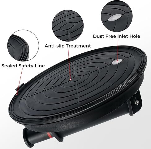 Glass Suction Cups, 2 Pack Heavy Duty Suction Cup Lifter with Vacuum Handle to Lift Large Glass for Tiles, Windows, Glass, 240 lbs Load Capacity, Carrying Case (8", Black) in Saudi Arabia