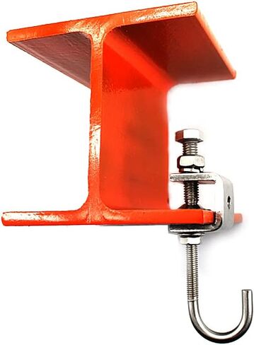 مشابك I-Beam مع خطافات؛ C المشبك هوك الفولاذ المقاوم للصدأ. خطافات مشبك الأنابيب للتعليق؛ خطاف مشبك الترباس. خطافات لاستخدام الزاوية المشقوقة في المجلفن (6 قطع) in Kuwait