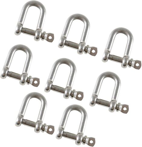 TOP-VIGOR 2pcs Swivel Hooks M3, Heavy Duty Double Ended Eye to Eye Hook-Swivel Shackle Ring Connectors in Saudi Arabia