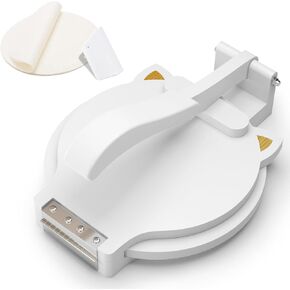 Tortilla Press 10 Inch - Bamboo Quesadilla & Roti Maker with Parchment Paper Sheets & Dough Cutter for Homemade Flour Corn Tortilla, Wood Tortillera Pataconera Tortilla Maker for Home Baking in Saudi Arabia