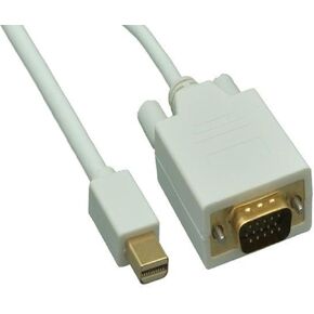 3 ft. Mini DisplayPort to VGA Cable - 32AWG - White in Kuwait