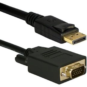 15 قدمًا مع DisplayPort إلى Cable VGA Video Cable in Kuwait