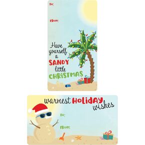 Christmas Light Gift Tag Stickers – 75 Labels - String Light Holiday Peel and Stick Gift Wrap Tags – Making Spirits Bright Happy Holidays Self Adhesive Wrapping Paper Stickers in Kuwait