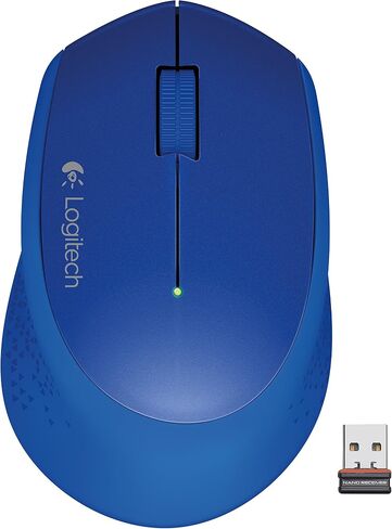 Logitech Wireless Mouse M320, Blue in Saudi Arabia