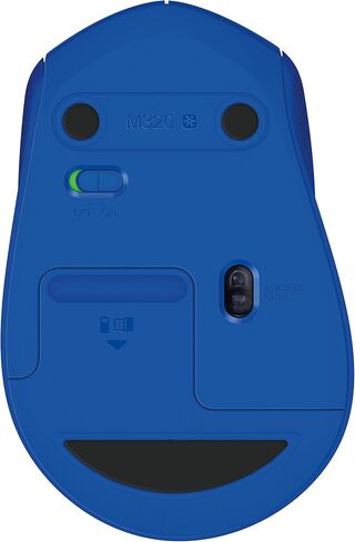 Logitech Wireless Mouse M320, Blue in Saudi Arabia