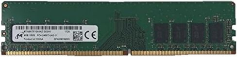 Micron 8GB PC4-19200 DDR4-2400MHz 288-PIN سطح المكتب DIMM MEMORY MODULE MFR P/N MTA8ATF1G64AZ-2G3H1 in Saudi Arabia