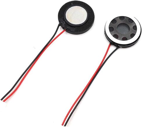 2x مكبر صوت داخلي Round DIY بديل لمشغل الموسيقى 20 مم أسود in Kuwait