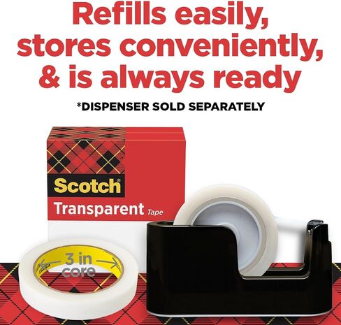 Scotch Transparent Tape, 1" x 2592" in Saudi Arabia