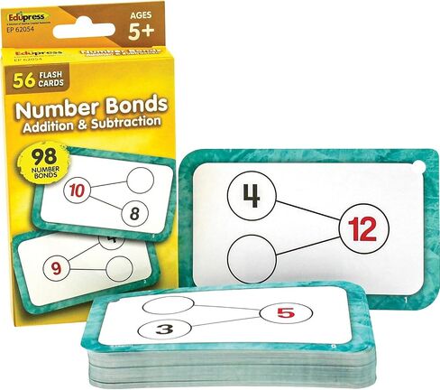 Teacher Created Resources Number Bonds Flash Cards - Addition and Subtraction (EP62054) in Saudi Arabia