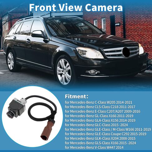 كاميرا العرض الأمامية لكاميرا Mercedes-Benz W205 W207 W166 X166 W212 W218 W156 Park Assist Camera 360 ° Cropect Camera استبدال No.A0009051103/A0009051503 in Saudi Arabia
