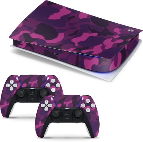 PS5 SHARK BIET كاملة الجسم غطاء شارات الجلد مزدوج الطبقة لوحدة التحكم ووحدة التحكم | الطبعة الرقمية in Kuwait