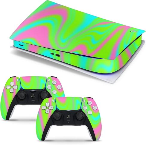 يغطي CUCU غطاء شارات الجلد مزدوج الطبقات PS5 PS5 Full-Budy لوحدة التحكم ووحدة التحكم | الطبعة الرقمية in Kuwait