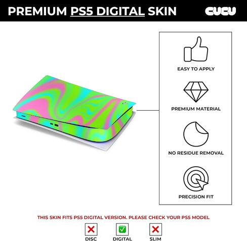 يغطي CUCU غطاء شارات الجلد مزدوج الطبقات PS5 PS5 Full-Budy لوحدة التحكم ووحدة التحكم | الطبعة الرقمية in Kuwait
