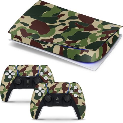 PS5 SHARK BIET كاملة الجسم غطاء شارات الجلد مزدوج الطبقة لوحدة التحكم ووحدة التحكم | الطبعة الرقمية in Kuwait