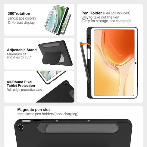 for Google Pixel Tablet 11-inch (2023) Keyboard Case, Detachable Magnetic Stand, Rechargeable Backlit Keyboard with Palm Rejection Touchpad, Protective Cover Compatible with Speaker Dock in Saudi Arabia