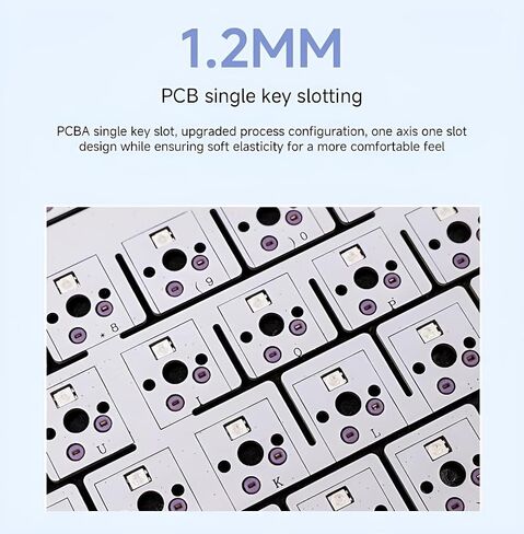 x Aula F75 Gasket Mechanical Keyboard, 75% Wireless Hot Swappable Gaming Keyboard with Five-Layer Padding&Knob, Bluetooth/2.4GHz/USB-C, RGB (Black Gradient, LEOBOG Reaper Switch) in Kuwait