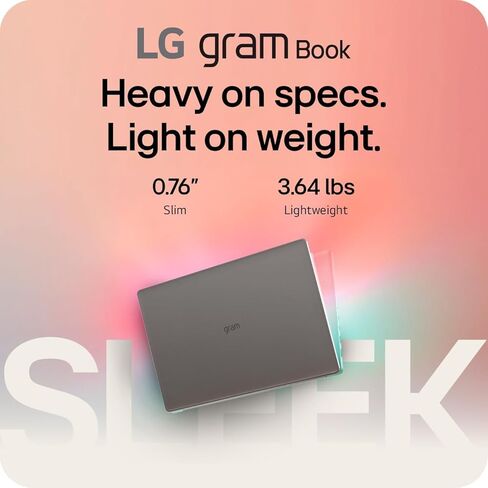 LG gram Book 15 Thin Lightweight Laptop Computer, 16GB RAM, 512GB SSD, AI Copilot in Windows 11 Pro, Intel i5-1334U(10 Cores up to 4.6 GHz), FHD IPS Display, Backlight, with 5 ave 6 in 1 kit in Kuwait