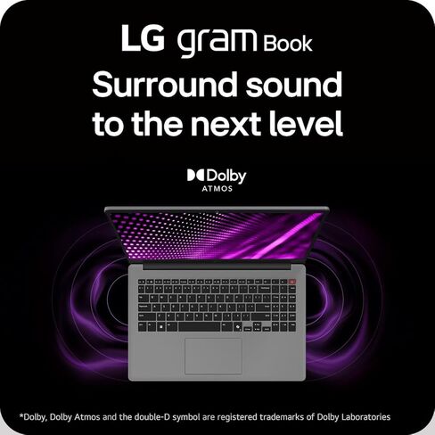 LG gram Book 15 Thin Lightweight Laptop Computer, 16GB RAM, 512GB SSD, AI Copilot in Windows 11 Pro, Intel i5-1334U(10 Cores up to 4.6 GHz), FHD IPS Display, Backlight, with 5 ave 6 in 1 kit in Kuwait