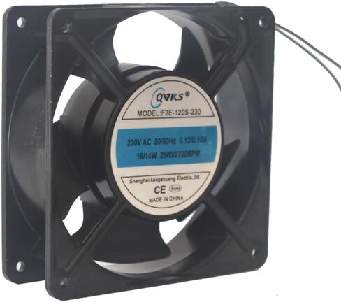 F2E-120S-230 120x120x38mm 230V 0.12/0.10A 19/14W 2800RPM 75CFM 2-Wire Cooling Fan in Saudi Arabia