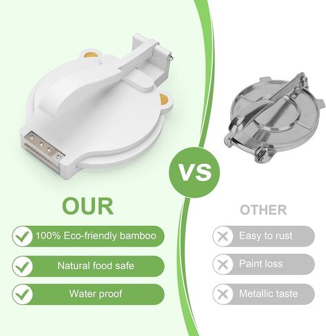 Tortilla Press 10 Inch - Bamboo Quesadilla & Roti Maker with Parchment Paper Sheets & Dough Cutter for Homemade Flour Corn Tortilla, Wood Tortillera Pataconera Tortilla Maker for Home Baking in Kuwait