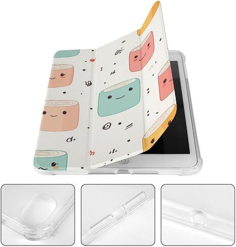 أوراق المرحاض ، علبة لفائف لطيفة مع حامل القلم ، حامل ثلاثي الوزن خفيف الوزن متوافق مع iPad mini 4/5/6 mini4/5 （7.9in） in Kuwait