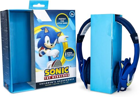 SH1179 Sonic the Hedgehog Kids Wired Headphones - Blue in Kuwait