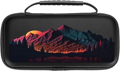 Mountains Case For Nintendo Switch Cute Girl Nature Forest Switch OLED Case Console Protective Travel Case for Nintendo Girls Kids Women NM1 in Saudi Arabia