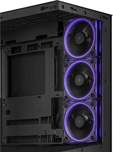ASUS A31 Plus Black ATX case (Hidden-Connector motherboards, 360mm radiators and 380mm Graphics Cards, with Black or White Color Options, Four pre-Installed ARGB Fans, Clean Cable Management) in Saudi Arabia