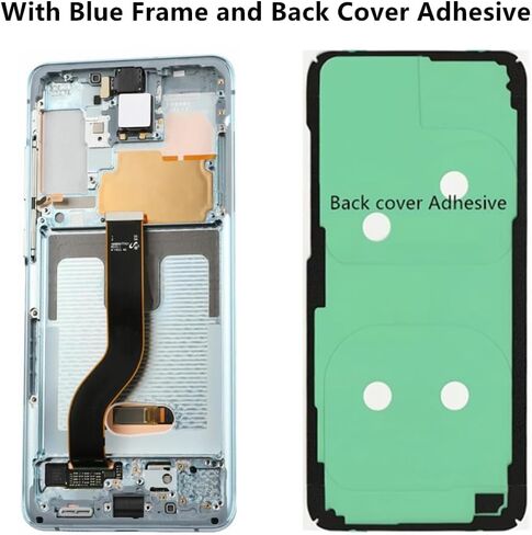 شاشة AMOLED الأصلية 6.7 بوصة لـ Samsung Galaxy S20 Plus Screen OEM S20Plus 5G SM-G986U SM-G986U1 DISTRION TOUCH SCREEN DIGITBLY (مع إطار أسود+لاصق الغطاء الخلفي+أدوات) in Kuwait