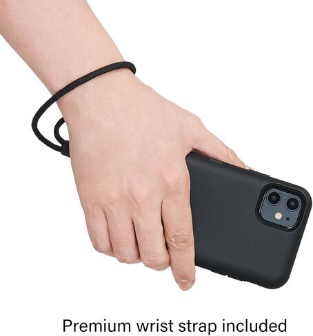 Toru CX Pro لـ iPhone 11 Case Wallet | غطاء واقي من الصدمات الثقيلة مع حامل البطاقة المخفية وبطاقة البطاقة | حزام معصم ، مرآة محول البرق تضمنت - أسود in Kuwait
