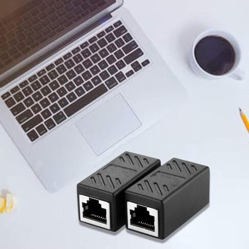 Ethernet RJ45 أنثى إلى أنثى CAT6 Cable Joiner Cableer Consender Cable Adapter in Kuwait