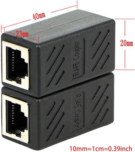 Ethernet RJ45 أنثى إلى أنثى CAT6 Cable Joiner Cableer Consender Cable Adapter in Kuwait