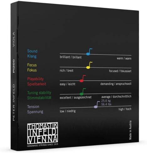Thomastik-Infeld Peter Infeld Viola Set - 4/4 Scale - No. PI200 in Saudi Arabia