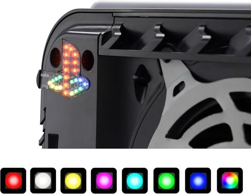 Extremerate 7 Colors 40 Effects RGB Rainbow LED Kit for PS5 Console (2020 CFI-1 Series) ، لوحة LED LED LED المضيئة لقرص PS5 و Digital Edition in Kuwait